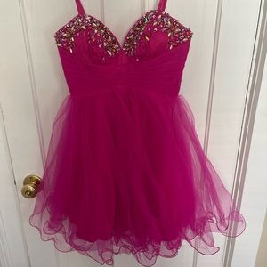 Pink prom dress